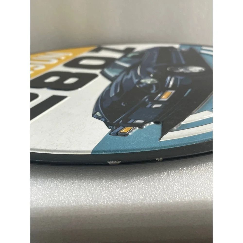 Open Road Brands Datsun 280Z Turbo Embossed Metal Tin Sign Nissan Licensed 12in